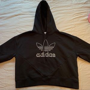 Adidas cropped womens sweatshirt